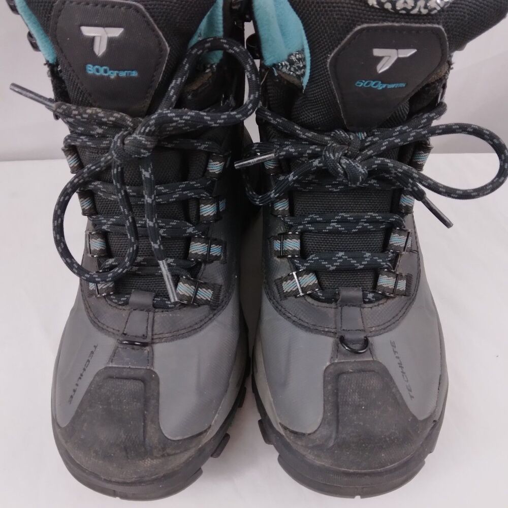 Columbia Powderhouse Titanium Omni-Heat 3D Outdry Winter Boot Gray Black 5.5 - Picture 4 of 13